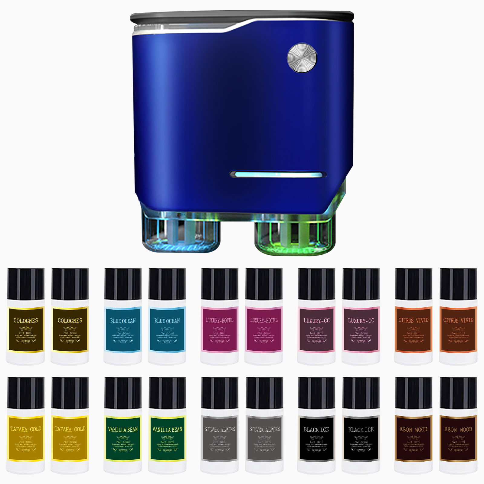 Car Aroma Diffuser Usb - Car Air Freshener, Three Strengths Adjustable,