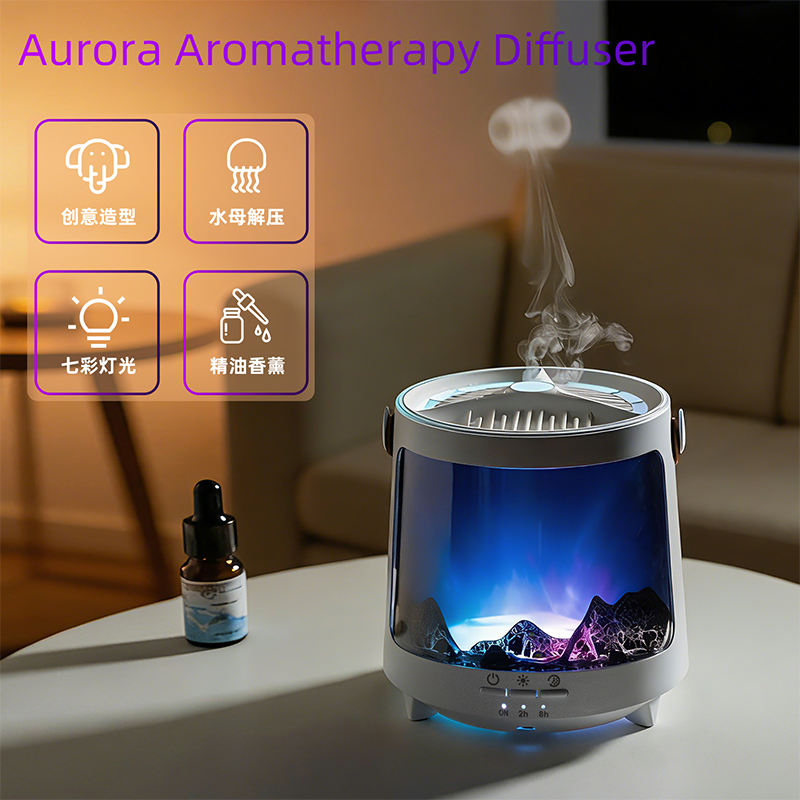 Essential Oil Diffuser Humidifier Combo - Jellyfish Aromatherapy Diffuser USB Air Humidifier