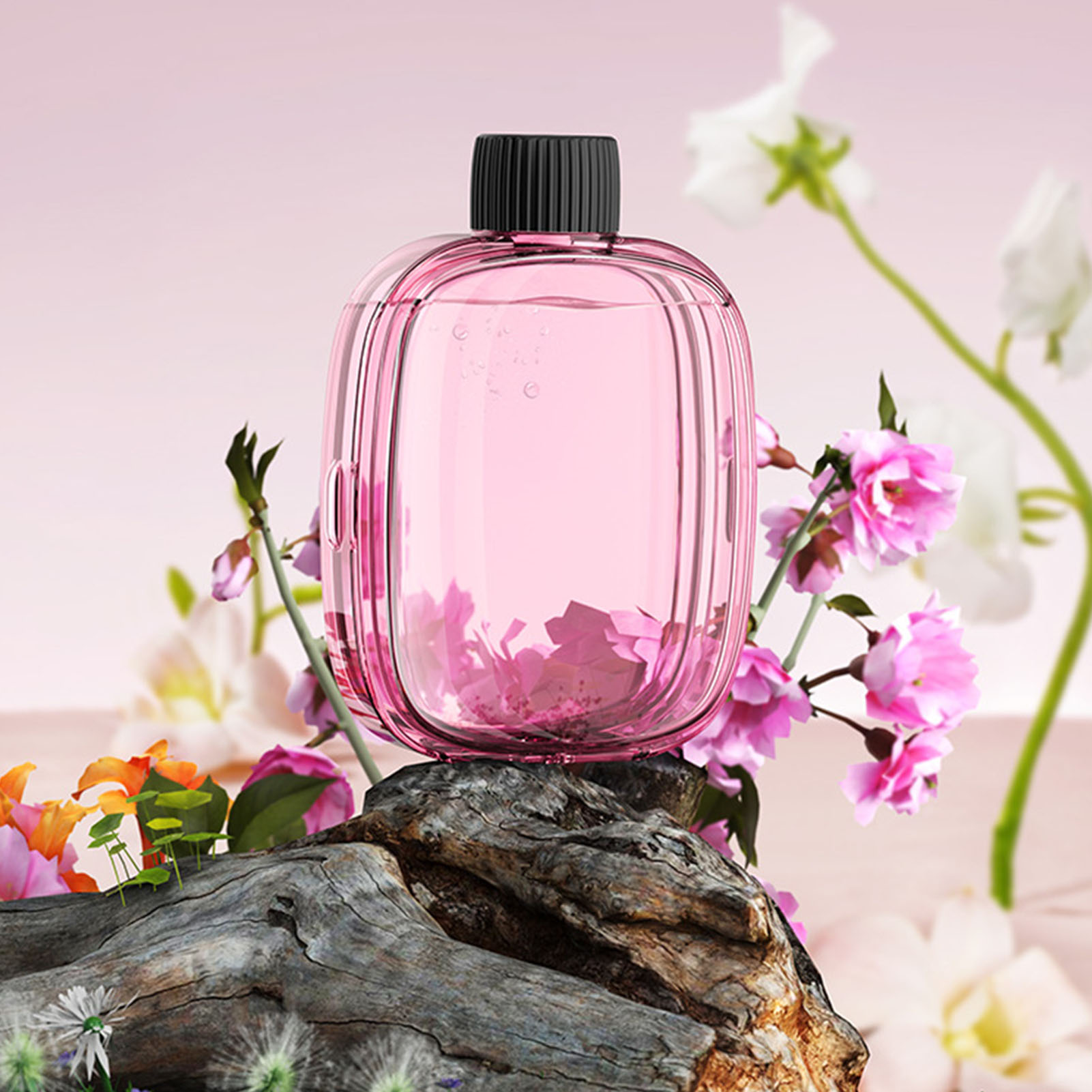 Essential Oil Diffuser Humidifier Combo - 50ML Air Freshener Natural Plant Aromatherapy