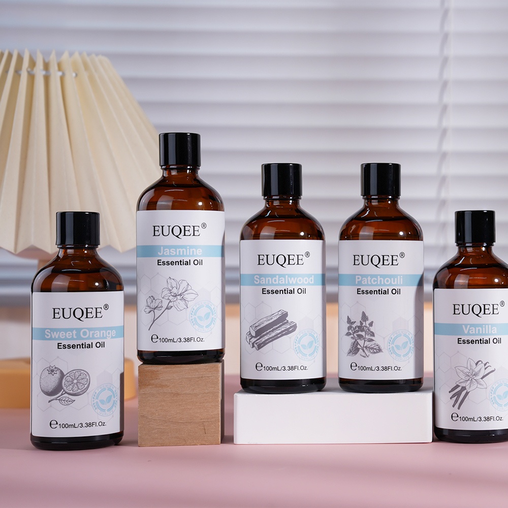 Essential Oil Diffuser Humidifier Combo - 30ml 100ml Pure Natural Essential Oil
