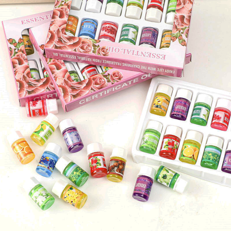 12Pcs 3ml Water Soluble Essent - огляд і ціна Essential Oil Diffuser Humidifier Combo