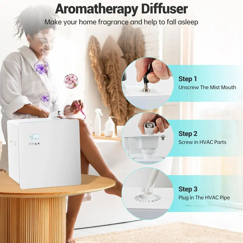 Smart Waterless Scent Diffuser - огляд і ціна Smart Aroma Diffuser Wifi App