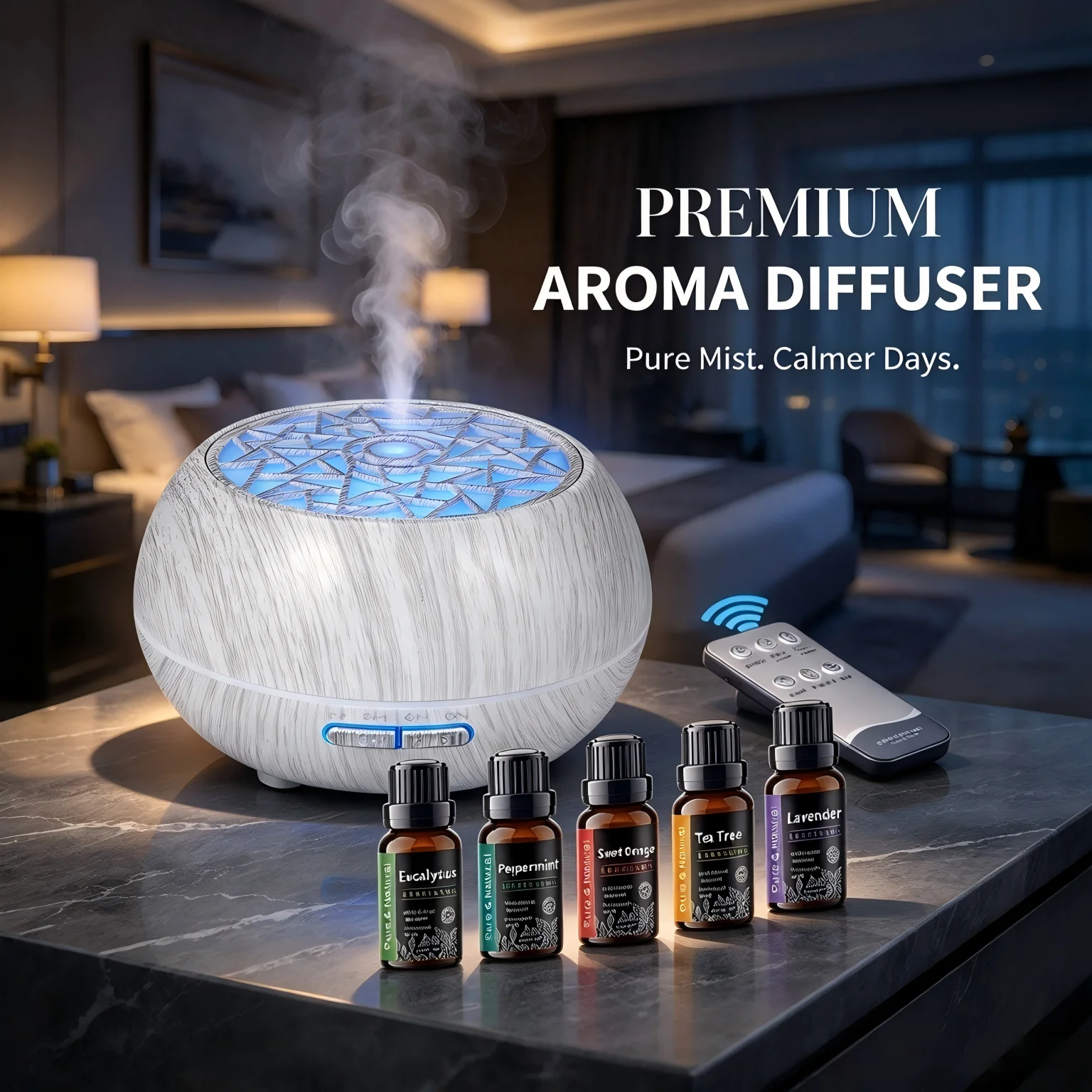 550ml Smart Remote Aroma Humid - огляд і ціна Aroma Diffuser For Large Room