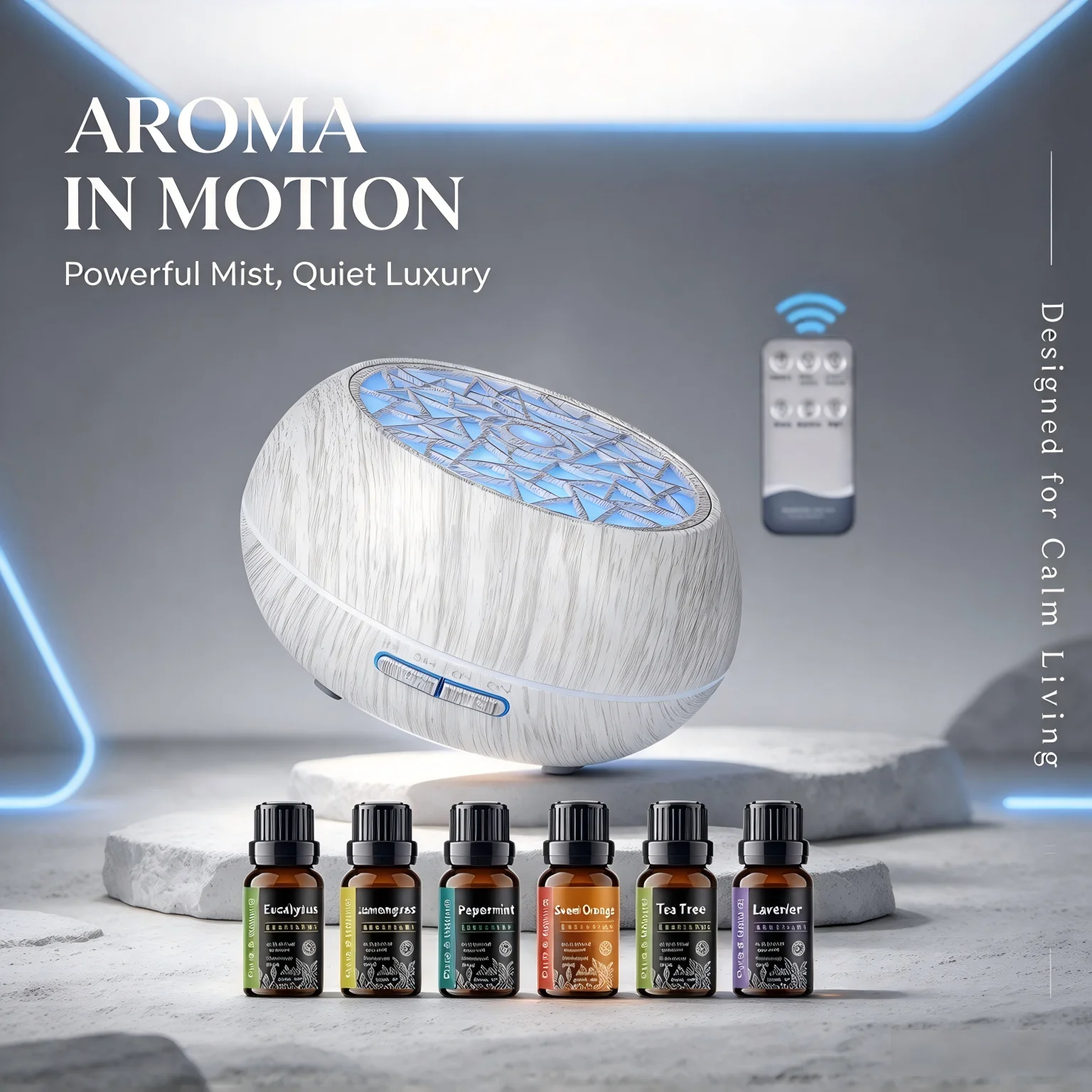 550ml Smart Remote Aroma Humid - огляд і ціна Aroma Diffuser For Large Room