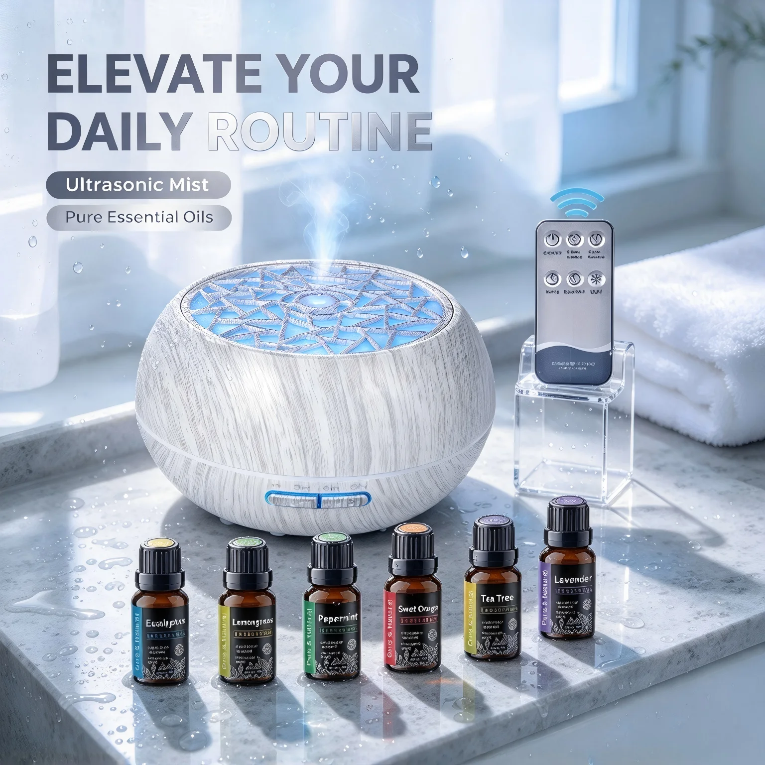550ml Smart Remote Aroma Humid - огляд і ціна Aroma Diffuser For Large Room