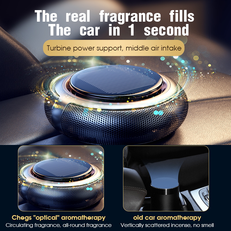 New High-Quality Solar Energy  - огляд і ціна Car Aroma Diffuser Usb