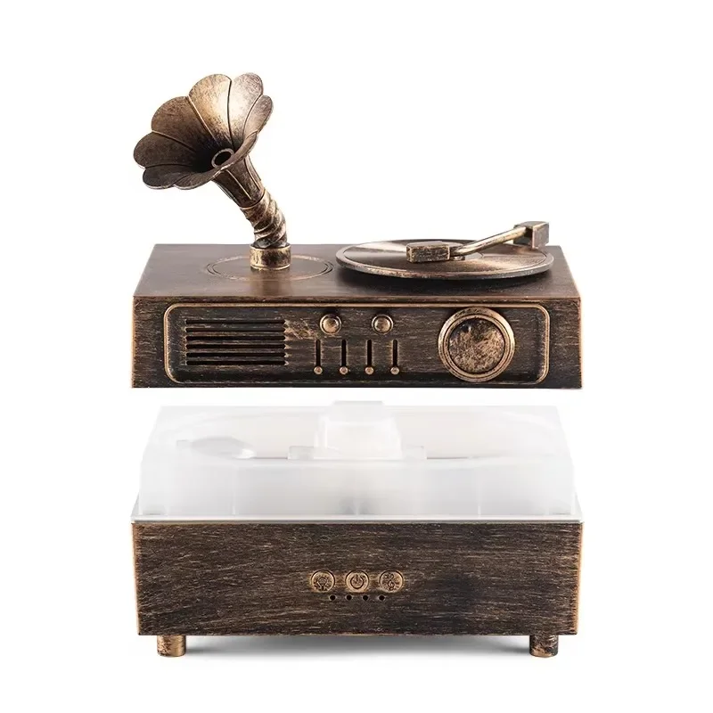 Vintage Gramophone Aroma Diffu - огляд і ціна Aroma Diffuser Bluetooth Led