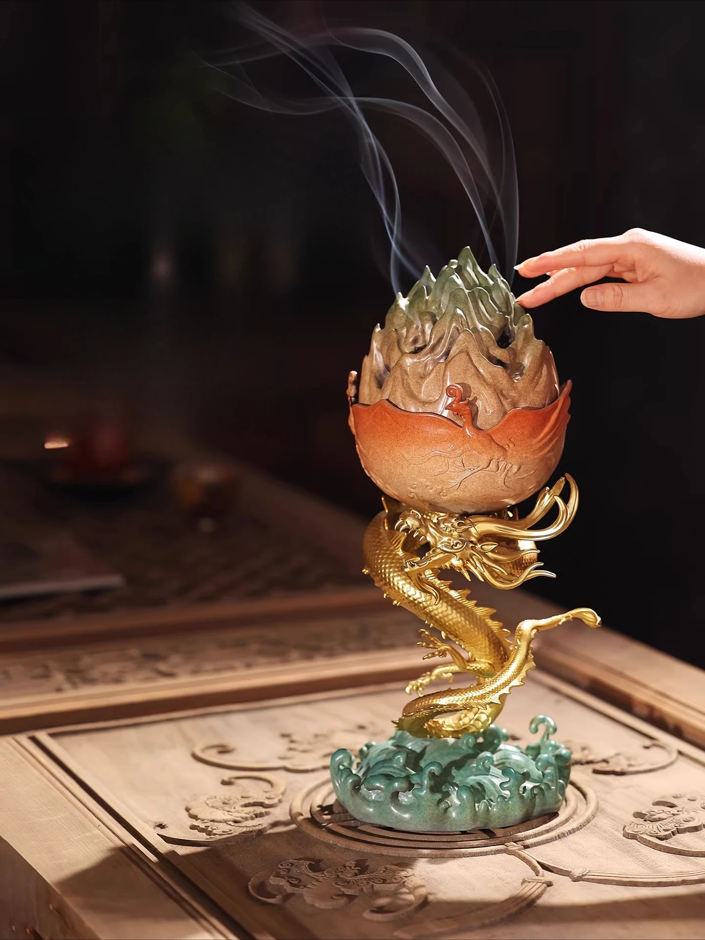 Dragon-shaped Boshan incense b - огляд і ціна Aroma Diffuser For Large Room