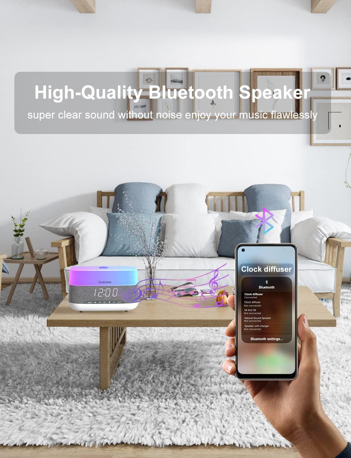2026 New Upgrade Versatile Ess - огляд і ціна Aroma Diffuser Bluetooth Led