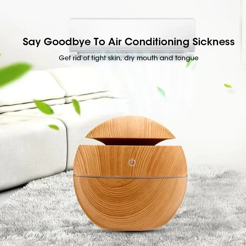 Woodgrain USB Essential Oil Di - огляд і ціна Essential Oil Diffuser Humidifier Combo
