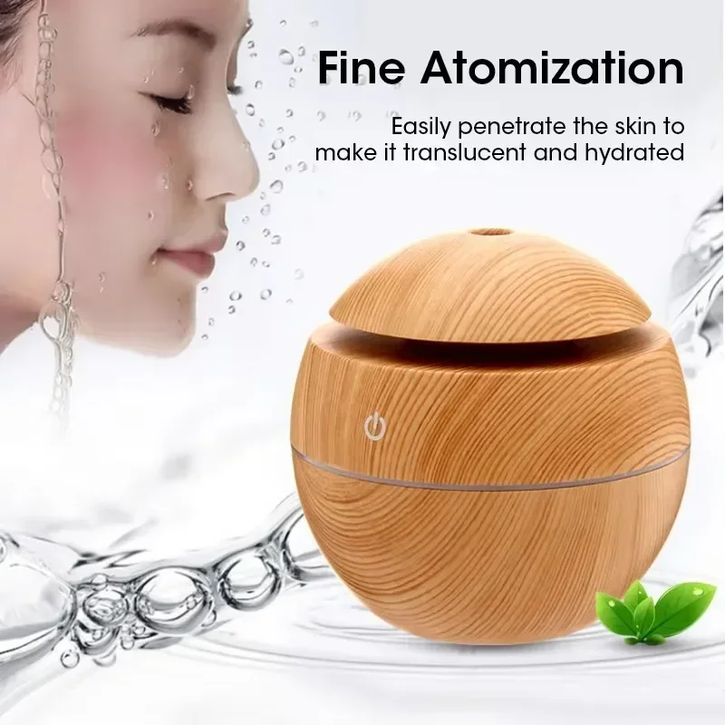 Woodgrain USB Essential Oil Di - огляд і ціна Essential Oil Diffuser Humidifier Combo