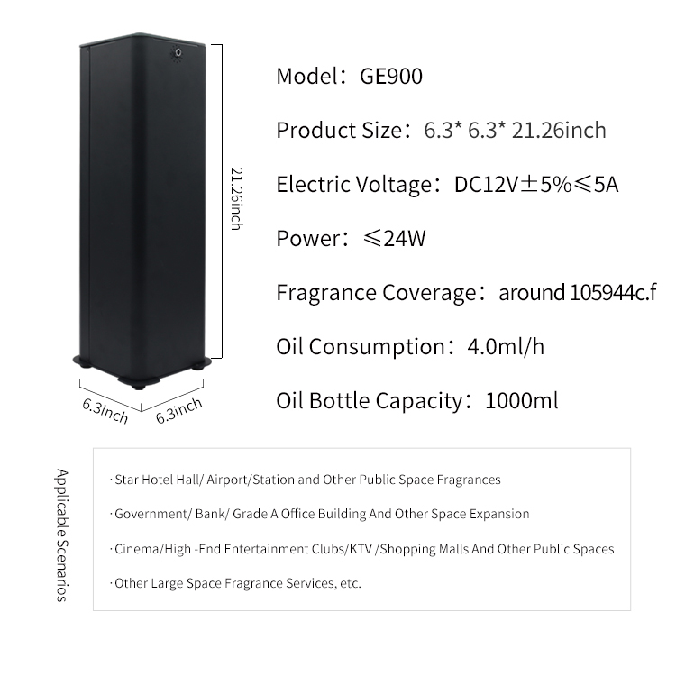 1000ml Capacity Fragrance Diff - огляд і ціна Smart Scent Machine Commercial