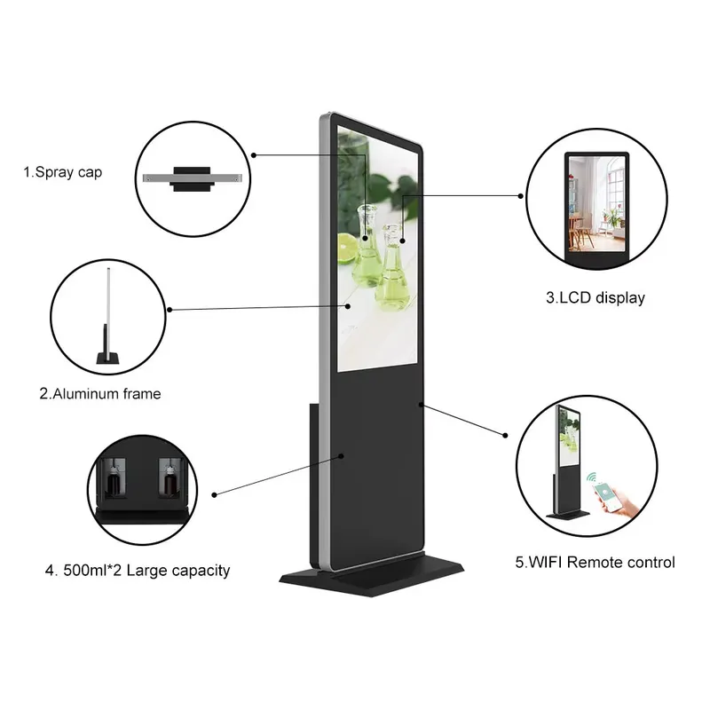 New Commercial Modern LCD Adve - огляд і ціна Waterless Essential Oil Diffuser